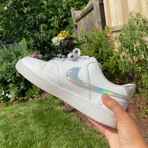 Nike Air Force lows metallic